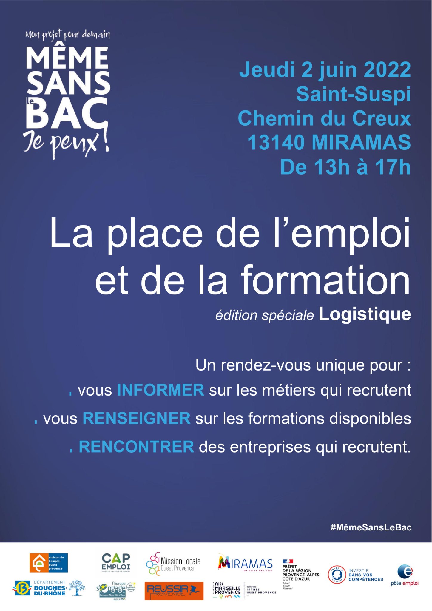 Place de l’emploi et de la formation le 02/06/2022