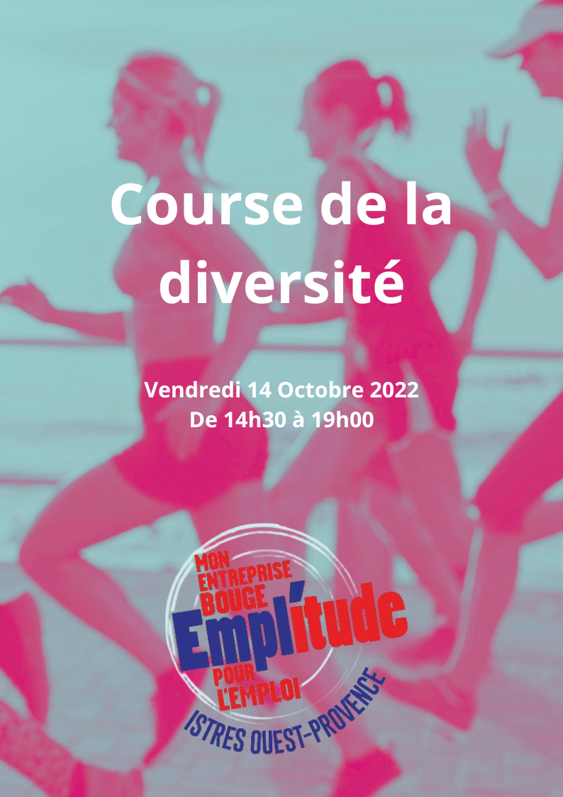 Course de la diversité miramas 2022 Femme blonde en visio conférence - Réussir Provence Emplitude Label RSE
