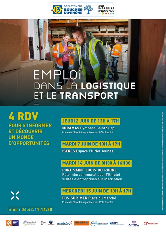 Emploi dans la logistique et le transport le 02/06/2022