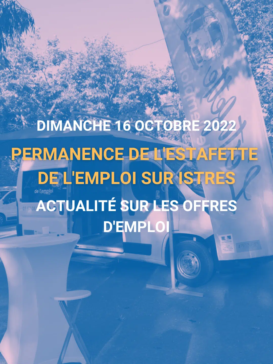 Permanence de l&rsquo;Estafette de l&rsquo;Emploi – Dimanche 16 Octobre 2022