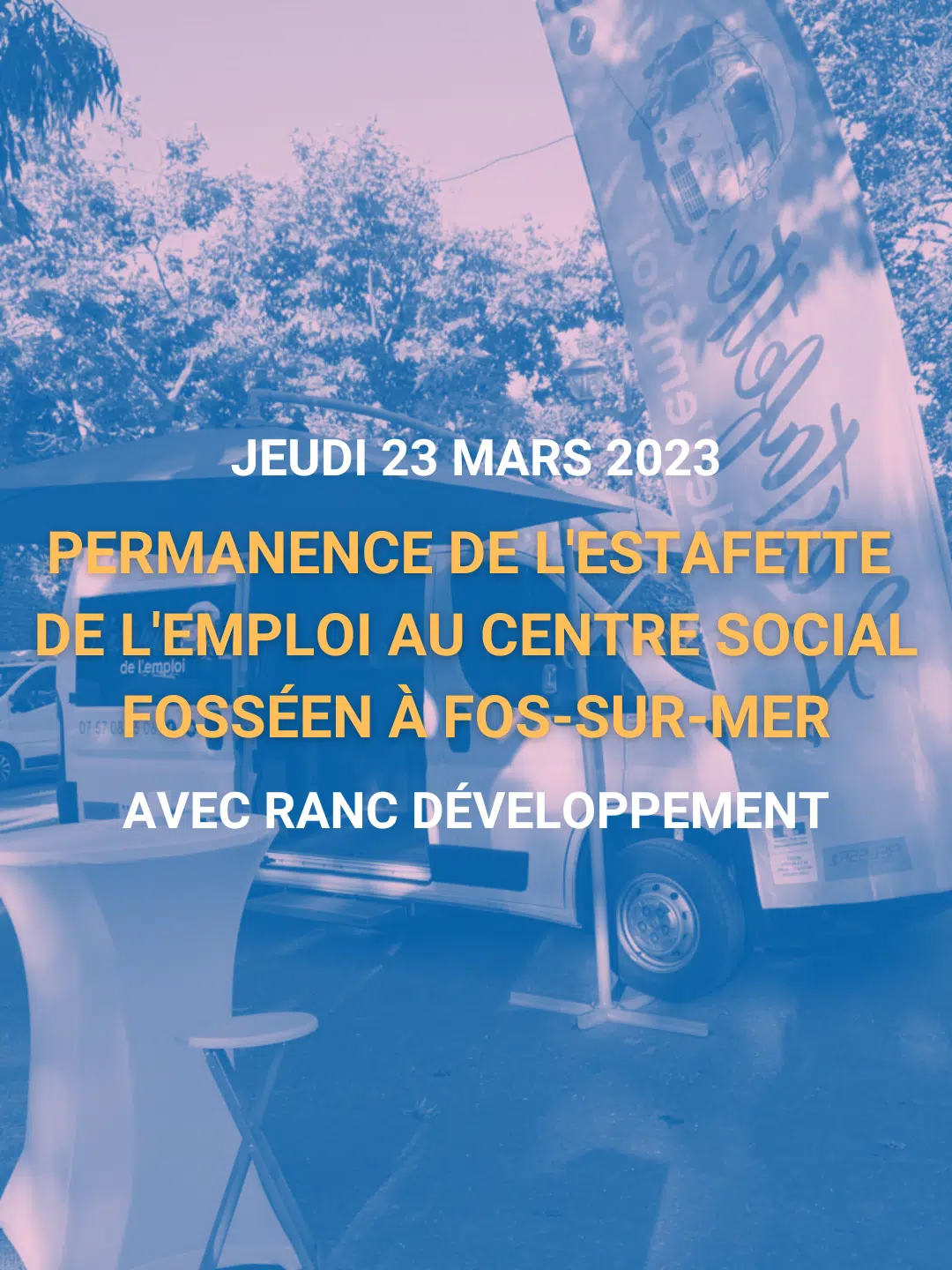 Permanence de l&rsquo;Estafette de l&rsquo;Emploi – Jeudi 23 mars 2023