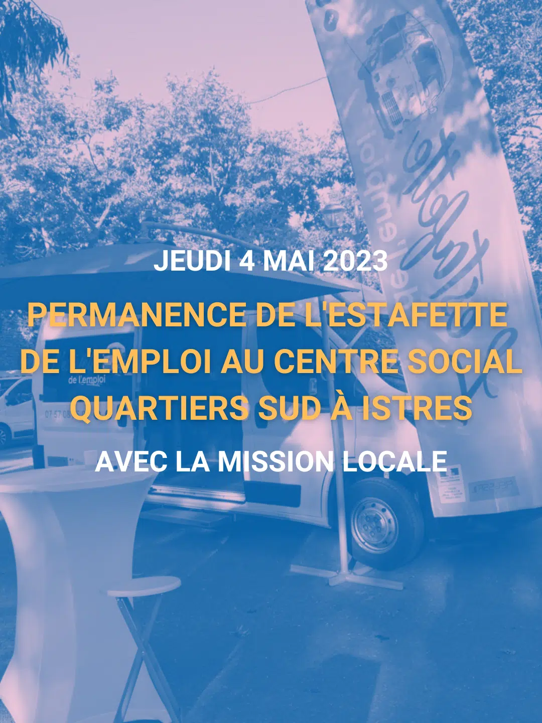 Permanence de l&rsquo;Estafette de l&rsquo;Emploi – Jeudi 4 mai 2023
